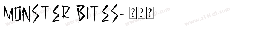 Monster Bites字体转换